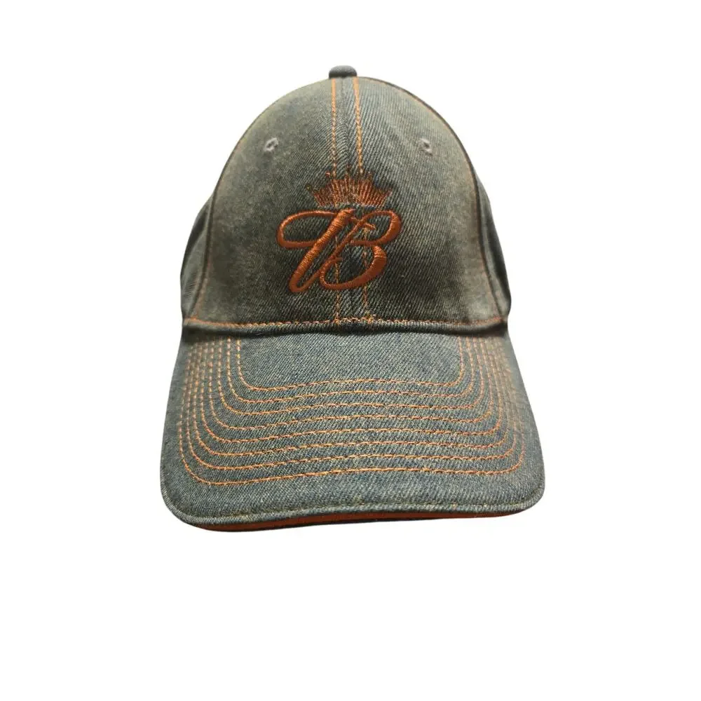 Dale Earnhardt Jr #8 Budweiser Denim Chase Authentics NASCAR Cap Orange Stitch